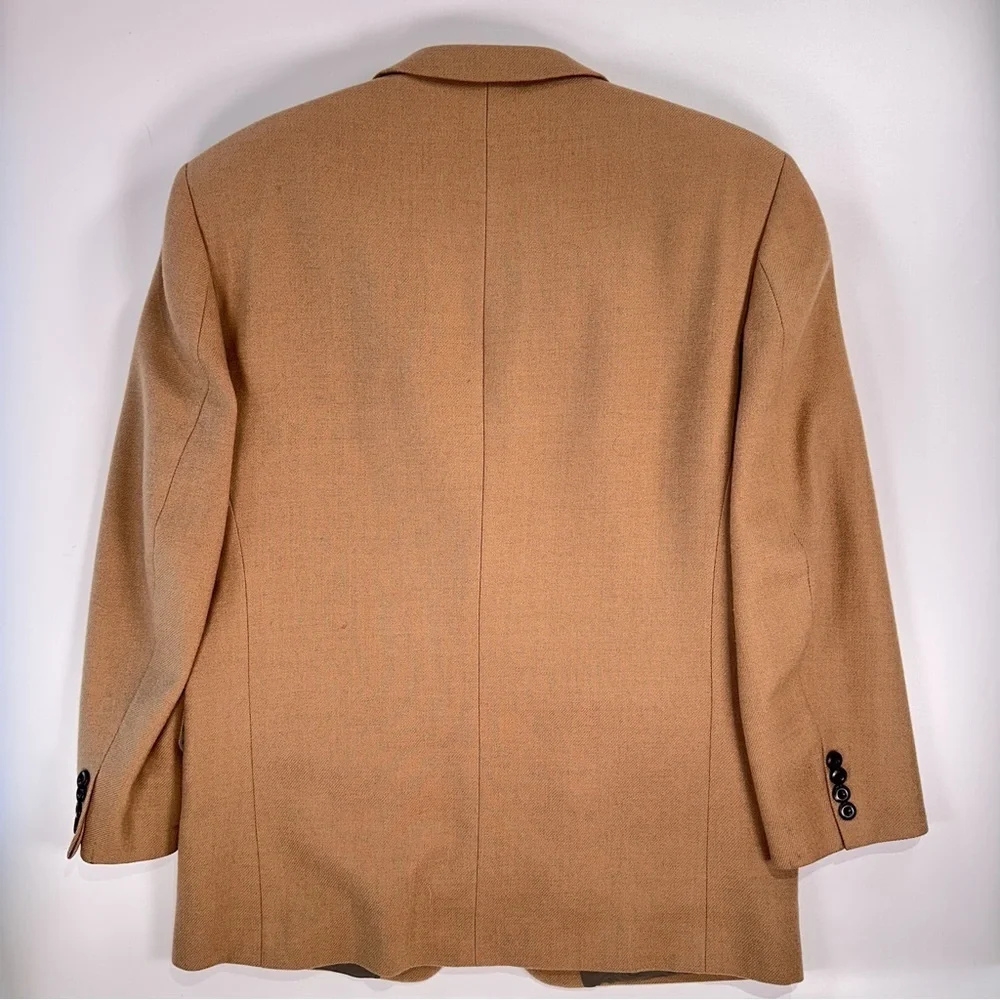 Oscar De La Renta Men’s 100% Wool Sport Coat Camel 43R